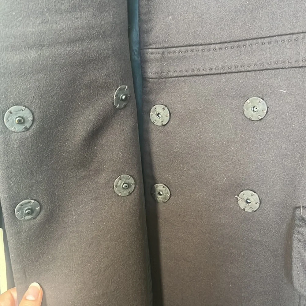 Wool/Cashmere Dark Brown Pringle of Scotland Coat - Picture 6 of 10